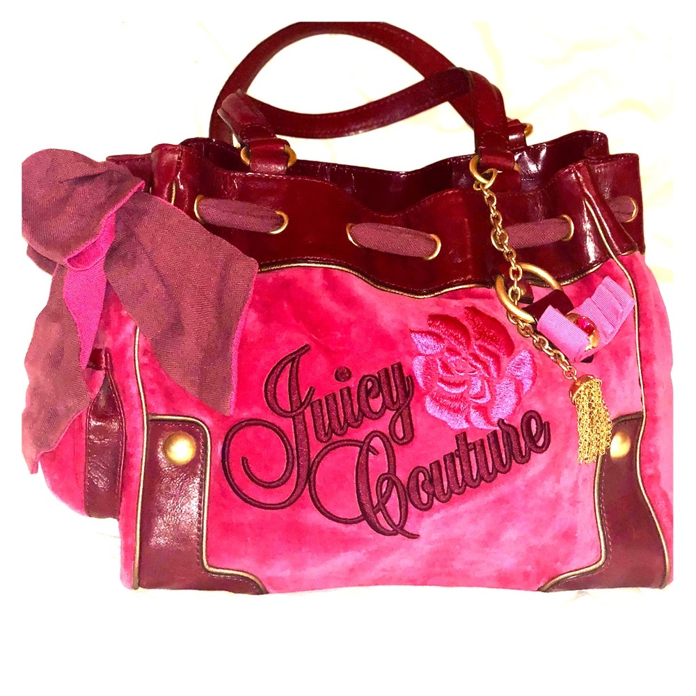 “Vintage” Juicy Couture Cranberry/Merlot handbag